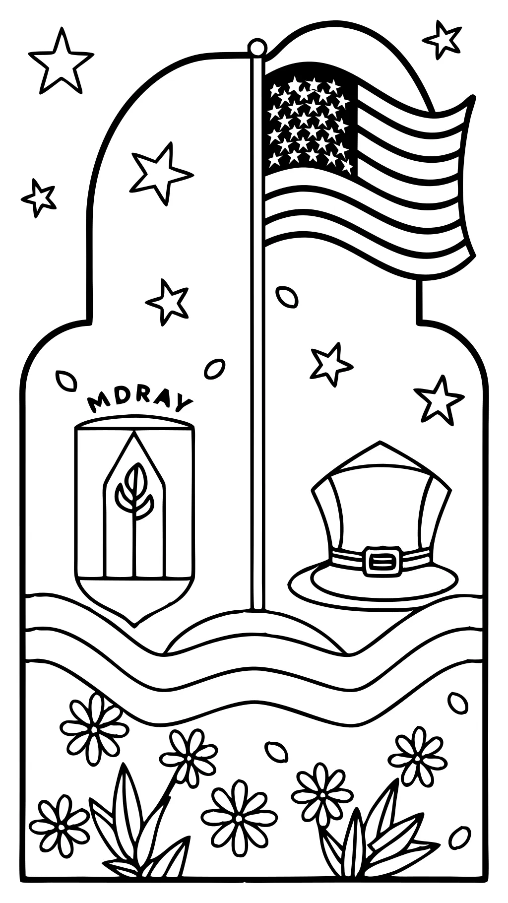 memorial day coloring pages printable